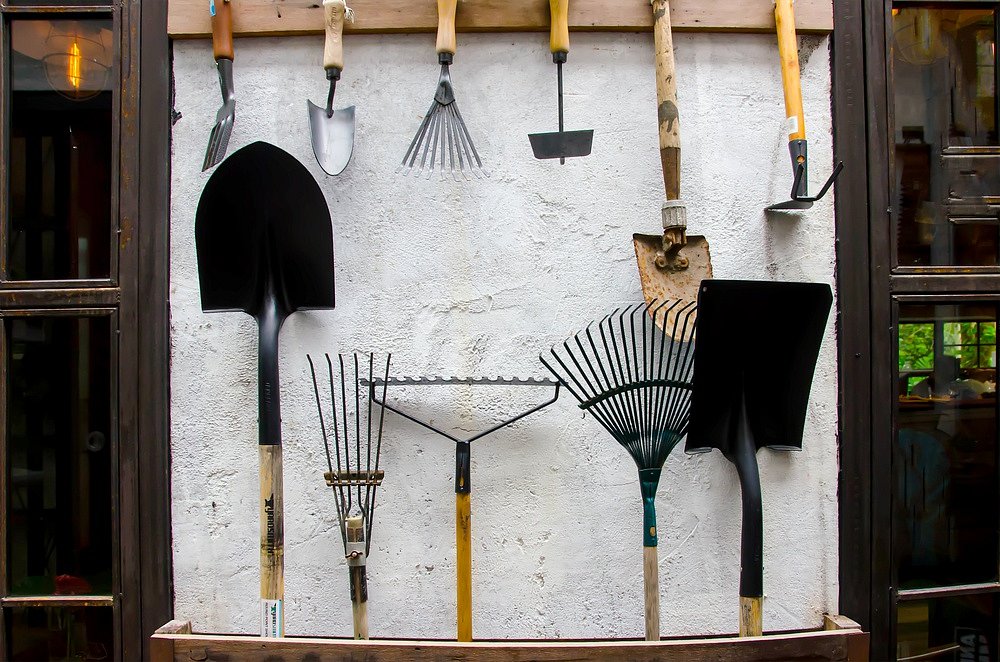 Garden tools with multiple uses