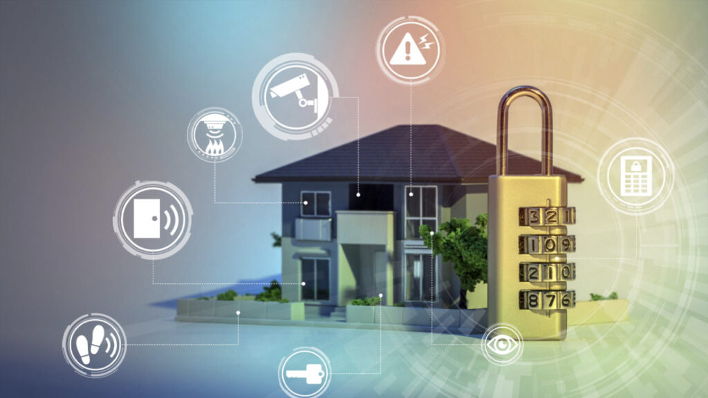 how does home security monitor system works